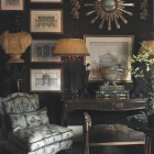 Living room with European antiques